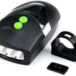 2 in 1 Waterproof Bicycle Front Light Head Cycling Electronic Bell Horn Hooter Bell-3
