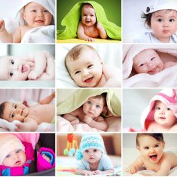 Pack of 12 Cute and Smiling Baby Fine Art Print-image-44