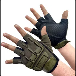 jai shri BREATHABLE FABRIC RIDING GLOVES FOR RIDERS,BIKERS_ Riding Gloves-picture-37