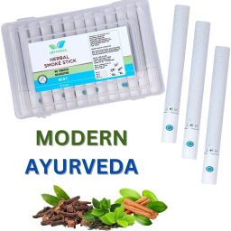 Mint Ayurvedic Herbal Cigarettes - Tobacco and Nicotine Free 1 Packs 25 Smokes Smoking Cessations-14