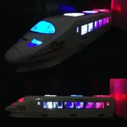 white devil Emu Bump and Go High Speed Train For Kids With 3D Lights & Music image 4