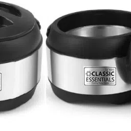Food Grade Material Best Quality Stainless Steel Hot Meal Serving 500ML each Pack of 2 Thermoware Casserole-13