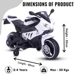 R1 Sports Ride on Bike for 2 to 7 Years Kids with 12V Battery & Music System Bike Battery Operated Ride On-image-23