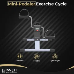 bionfit Mini Exercise cycle for Home with Adjustable Resistance, Exercise Bike Mini Pedal Exerciser Cycle image 2