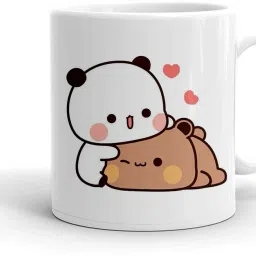 CRAZY LAZY TEDDY DESIGNER COFFEE MUG coffee mug Ceramic Coffee Mug-image-9