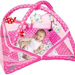 shasan Polyester Infants Washable Polka_Gym Mosquito Net image 3