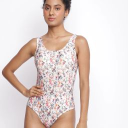 Printed Women Monokini Multicolor Swimsuit-image-27
