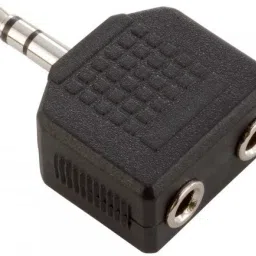 GADGETSMORE Black 3.5mm male to 2x3.5mm female Phone Converter-picture-23
