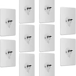 (PACK OF 10)Multipurpose use bathroom and kitchen storage hook 1.208 Hook 1-image-79