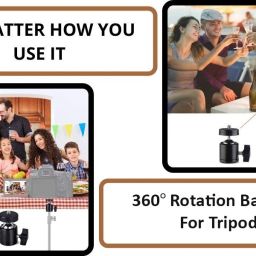 Wanzhow New Arrival Mini Tripod Ball Head Tripod & Monopod Accessories Tripod Ball Head-40