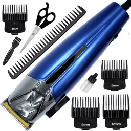 HDMEI Waterproof Professional Corded Beard Mustache Hair Trimmer High Power Hair Clipper Electric Razor (0.8mm to 12mm Trimming Range) (6 Month Warranty) 107 Fully Waterproof Grooming Kit 0 minRuntime 7 Length Settings-image-55