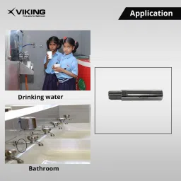 viking Brass Extension Nipple -Thread (1) 10mm,Inner and Thread (2) 10mm Outer Faucet Nozzle image 3