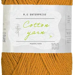 Cotton Delight Burnt orange 100 gms 100% Cotton Ball Hand knitting Cotton Yarn-image-97