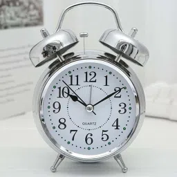 Analog Silver Clock-picture-6