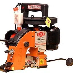 Portable Bag Closer Sewing Machine DA + Powerlon White Bag Closer Thread PP 2 Ply Unbreakable ( Pack of 10 ) Electric Sewing Machine-image-10