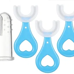 Baby Finger Soft Silicone Tooth Brush Pack of 01 With U Brush Pack of 03 Soft Toothbrush-picture-17