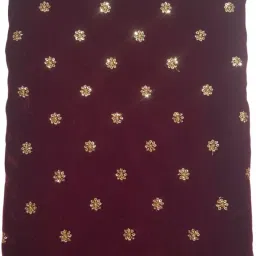 Unstitched Velvet Multi-purpose Fabric Embellished-image-91