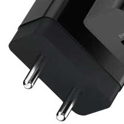 vaku luxos Vaku 42W Type A & Type C 2-Port Fast Charger (Adapter Only, Short-Circuit Protection, Black) image 4