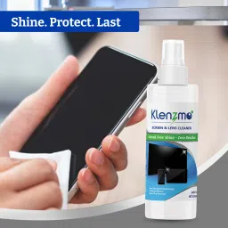 Klenzmo Screen and Lens cleaner with microfiber cloth and Brush for Computers, Mobiles, Laptops image 5