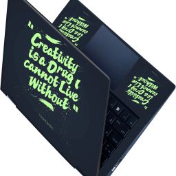 Flipkart SmartBuy _All Panel_ Creativity is drug_Premium Vinyl laptop Skin_ Vinyl Laptop Skin Compatible for 15.6 inch-image-98