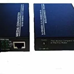 HANUTECH 10/100/1000 Mbps Ethernet to Fiber Optic Single Mode Single Fiber Gigabit Media Converter SMSF up to 20 Kms 2 Ports 1000 Mbps Network Switch-27