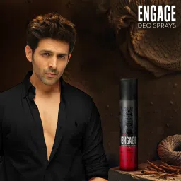 engage Deo Combo, 2 Intrigue for Him (165ml) & 2 Spirit for Him (165ml) Deodorant Spray-For Men image 5