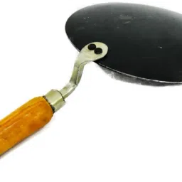 sonanshi Iron Tawa for Making Dosa/Chapati/Paratha/Roti/Thepla - Black Color Tawa 24.15 cm diameter image 2