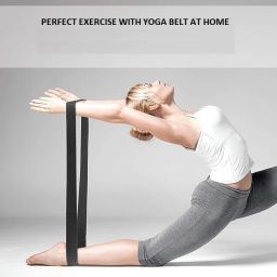 Yoga Cotton Yoga Strap & Stretching Belt Ideal for Yoga, Pilates, Therapy Cotton Yoga Strap-image-23