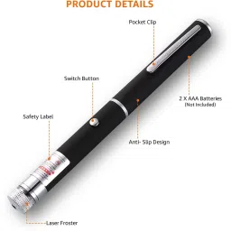 Little Finds Green Laser Pointer Party Pen with Disco Lights, Up to 2000 Meters Range image 2
