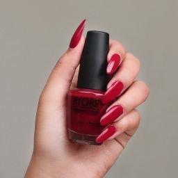 Maroon Nail Polish Long Lasting Smooth Finish Nail Enamel (15ML) (Maroon Effect)-image-37