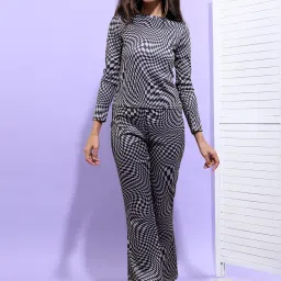 Checkered Women Track Suit-image-31