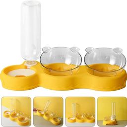 Pet Feeder Plastic Pet Bowl & Bottle-image-27