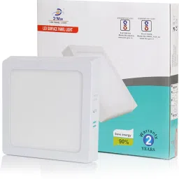 18 Watt Square Led Surface Mounted Panel Light, Cool White Mounted Panel Cool White Pack Of 01 Recessed Ceiling Lamp-18