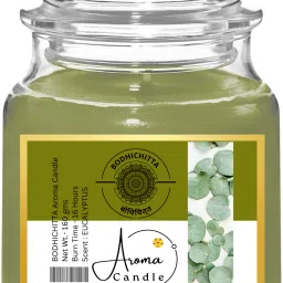 Eucalyptus Scented Aroma Candle Pure Soy Wax Candle-15