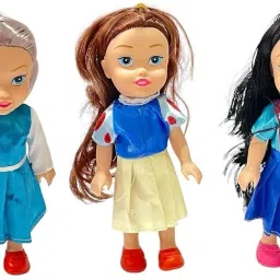 Realistic Three Sister Dolls with Fancy Dress & Movable Body Parts for Kids|83-image-50