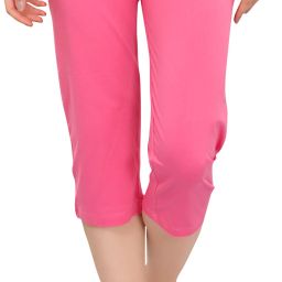 Women Pink Capri-image-1