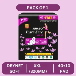 Maxi Dry Feel XXXL Pack 1 Of 40+10 Sanitary Pad-image-29