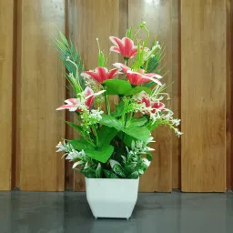 GOOD LILY R SQ POT GRASS H, Office Real Touch Flower Living Room Premium Design Bonsai Artificial Plantwith Pot-36