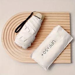 Pocket Size 3-Fold Manual Close UV & Rain Protection Travel Friendly Umbrella-image-74