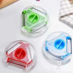 Multifunctional Vegetable Peeler Set with Serrated and Julienne Blades 3 Pack Stainless Steel Fruit Knife Set-image-17