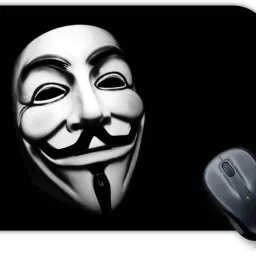 Monk Matters Mask Design Rubber Base Gaming & Laptop (MPAD00610) Mousepad image 2