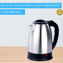 Electric Kettle With Stainless Steel Body 2 Litre for Boiling Water & coffeeX80 Electric Kettle-image-64