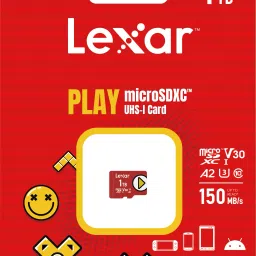 Lexar Play 1 MicroSDXC Class 10 150 MB/sMemory Card-16