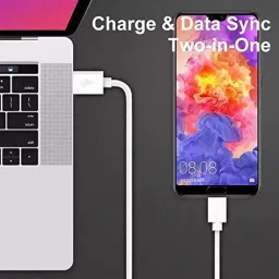 badger Wall Charger Accessory Combo for Xiaomi Redmi Note 9 Pro, Redmi Note 8, Redmi Note 8 pro Redmi Note 7 Pro, Redmi Note 7S, Redmi Note 7, Redmi 8A, Mi A3, Mi A2, Mi A1, Mi Max 2 18 Watt Fast Charger Original Adapter Like Wall Charger, Mobile Power Adapter, Fast Charger, Android Smartphone Charger,High Speed Travel Charger With 1 Meter TYPE- C USB Cable Data Cable image 3