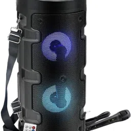 SACRO ATY_557C_4210 WIRELESS SUPER BASS SPEAKER WITH WIRED MIC,RBG LIGHT TOWER SPEAKER 48 W Bluetooth Tower Speaker-16