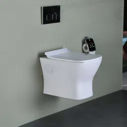 NEW-Premium Grade Ceramic's Wallmounted Western Commode Western Commode-image-52