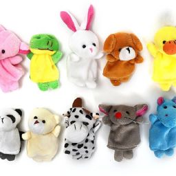 Set of 10 Animal Finger Pupepts Soft Toys Finger Puppets-4