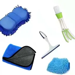 Car Cleaning accessory kit for interior Exterior cleaning Combo-11
