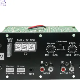 Basstube, Subwoofer Slayer, Pure Bass, ThumpMaster Mono Bass Amp (120W, 12V DC) Mono Class AB Car Amplifier-image-83