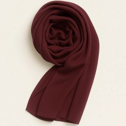 Chiffon Solid Maroon Women Dupatta-image-28